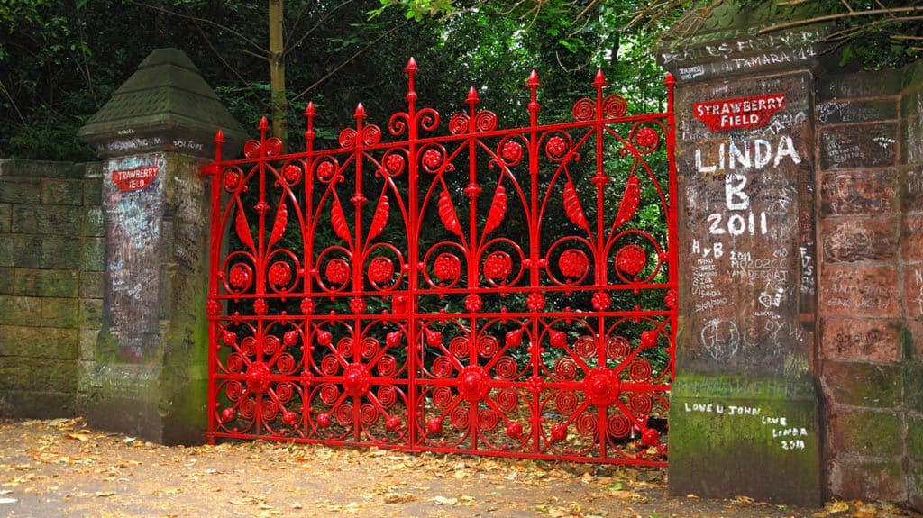 red gates Liverpool Strawberry Field